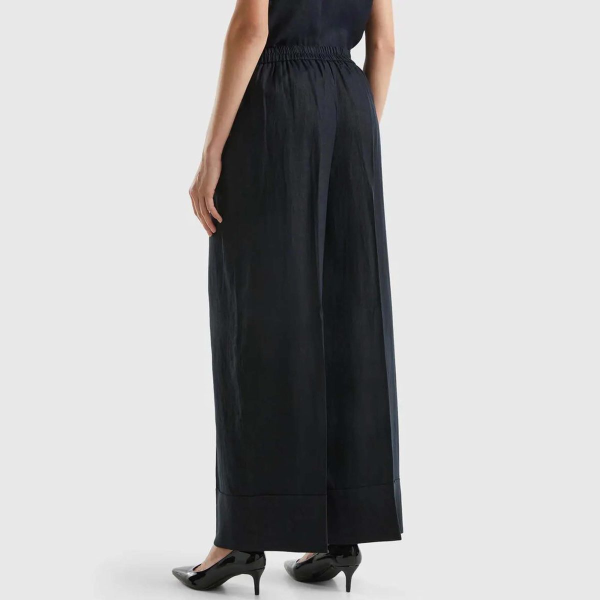 Black Palazzo Trousers SST1 - Image 2