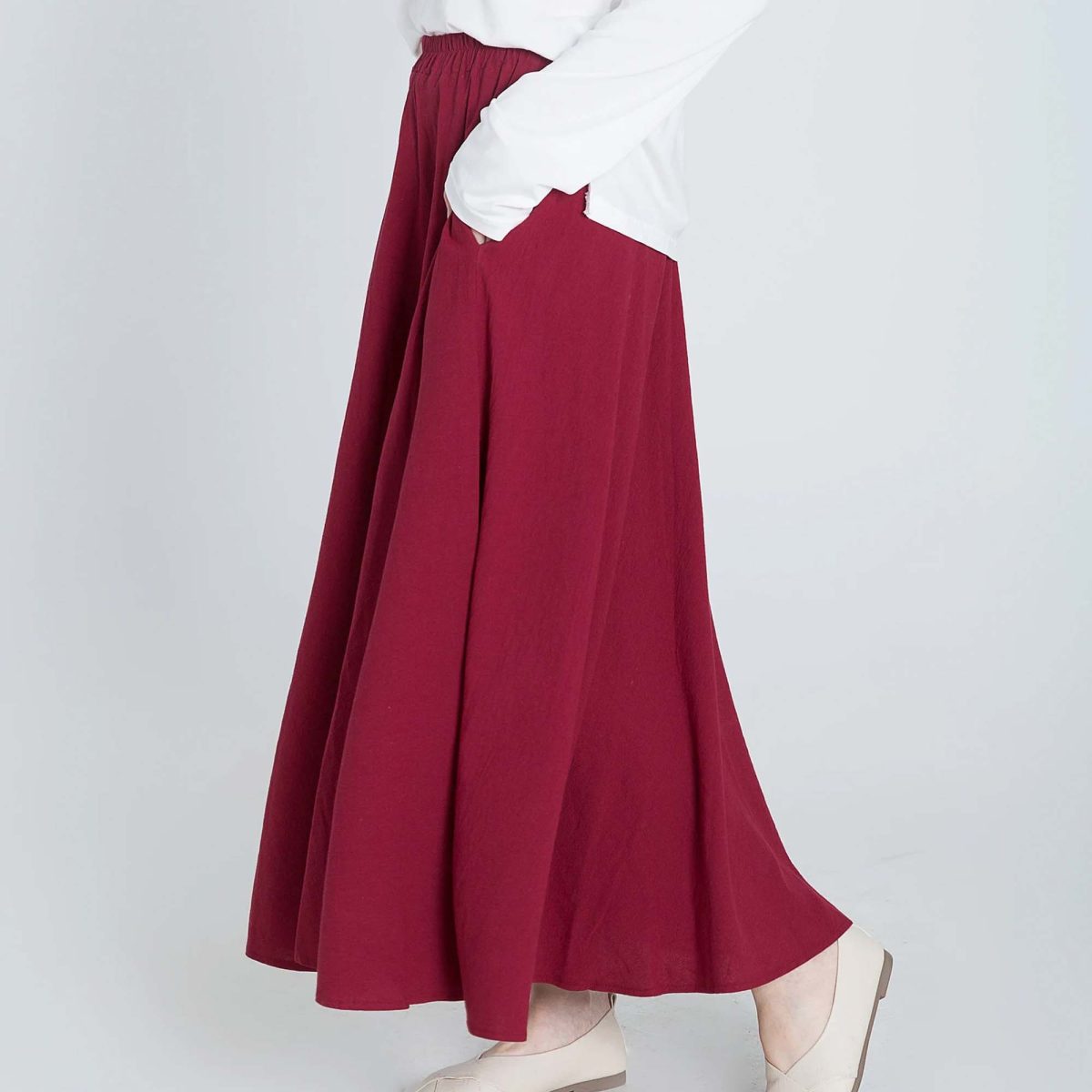 Red Loose Skirt SST5